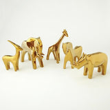 Horse-Bright Gold(قطعة بشكل الحصان - لونها ذهبي لامع)