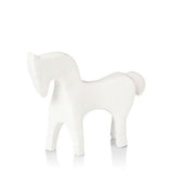 Horse-Matte White