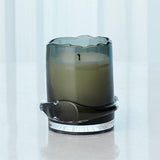 Intaglio Glass Candle-Ocean Citrus-Grey