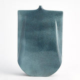 Kimono Vase-Teal-Tall