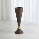 Leaf Vase-Bronze-Small(مزهرية ورق - برونز - صغير)