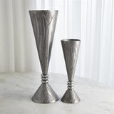 Leaf Vase-Nickel-Large(فازة - نيكل - لارج)