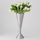 Leaf Vase-Nickel-Large(فازة - نيكل - لارج)