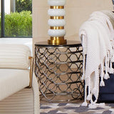 Loop Side Table-Silver