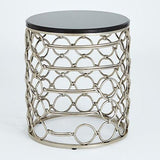 Loop Side Table-Silver