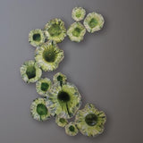 Medium Lily Plate-Green-Large(ديكور حائط زهرة السوسن - أخضر - كبير)