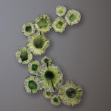 Medium Lily Plate-Green-Medium(ديكور حائط زهرة السوسن - أخضر - وسط)