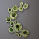 Medium Lily Plate-Green-Small(ديكور حائط زهرة السوسن - أخضر - صغير)