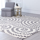 Mosaic Rug-Ivory/Grey/Black-8' x 10'