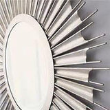 Necklace Mirror-Silver Leaf