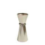 Nugget Vase-Above Center-Nickel-Small(مزهرية - نيكل - صغير)