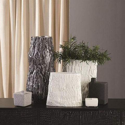 Oak Vase-Black Antique-Large