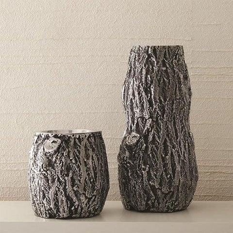 Oak Vase-Black Antique-Large