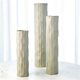 Paper Birch Vase-Sage-Medium(مزهرية ورق بتولا  - وسط)