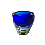 Perlette Vase-Cobalt-Small(مزهرية زجاجية بلون أزرق - صغيرة)