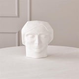 Plaster Faceted Bust-Male(تمثال نصفي - ذكر)