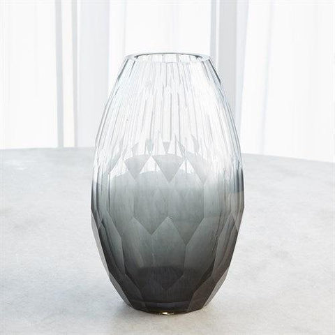 Prism Vase-Grey-Large