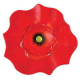 Red Poppy-Large(طبق على شكل وردة بلون أحمر فاتح - كبير)