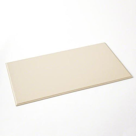 Refined Leather Desk Blotter in Ivory( رقعة مكتب من الجلد المصقول بلون عاجي)