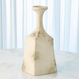 Rhombus Vase-Matte Cream Marble-Large(مزهرية - كريم رخام غير لامع - كبير)