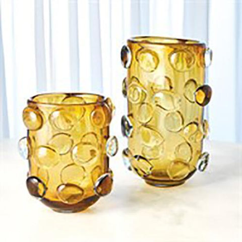 Rondelle Vase-Amber-Large(مزهرية - كبير)