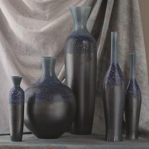 Sapphire Ombre Vase-Small(مزهرية سافاير أومبير - صغير)