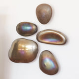 Set of 5 Glass Wall Gems-Metallic( زجاج حائط أحجار كريمة - معدن - مجموعة من ٥ )