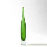 Spire Bottle-Asparagus-Small(زجاجة رفيعة  ذات عنق طويل - بلون أخضر-  حجم صغير)