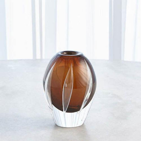 Split Vase-Tobacco-Small