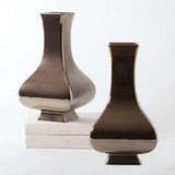 Square Slope Vase-Bronze(مزهرية سكوير سلوب- البرونزية)