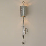 Star Arm Wall Sconce-Nickel-Hardwired(مصباح جداري من النيكل)