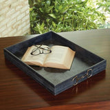 Stirrup Detail Tray-Blue Wash(صينية تفاصيل الركاب - غسيل أزرق)