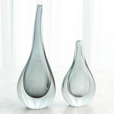 Stretched Neck Vase-Grey-Large