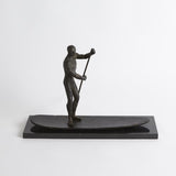 SUP Sculpture(منحوتة -رجل على قارب )