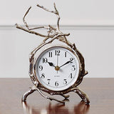 Twig Clock-Nickel(ساعة الغصن من النيكل )