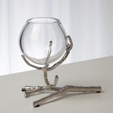 Twig Vase Holder-Nickel(حامل زهرة من النيكل)