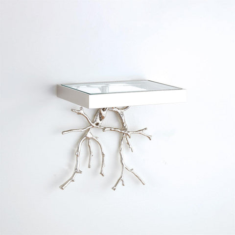 Twig Wall Bracket-Nickel(رف أغصان الشجر-  من النيكل)