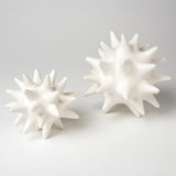 Urchin-Matte White-Small(تحفة بشكل نجوم متداخلة -  بيضاء - صغيرة)