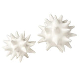 Urchin-Matte White-Small(تحفة بشكل نجوم متداخلة -  بيضاء - صغيرة)