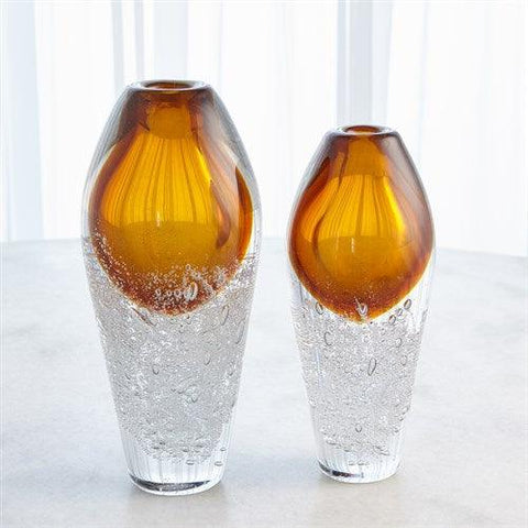 Venus Vase-Amber-Small