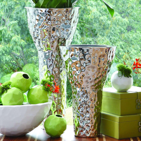 Vase and wafer - nickel - small