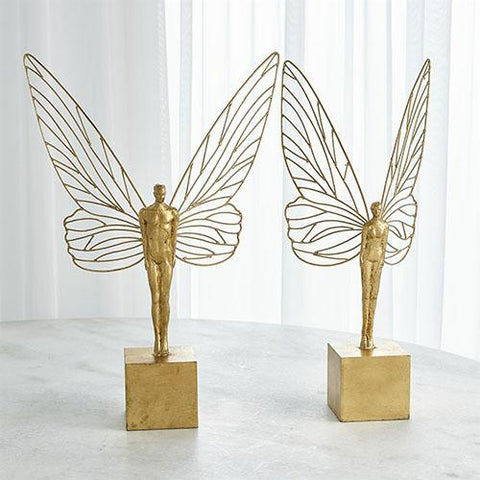 Winged Woman-Gold
