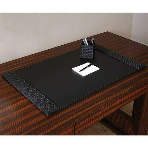 Woven Desk Blotter-Black