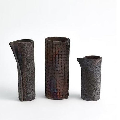 Wrapped Vase-Rust-Large