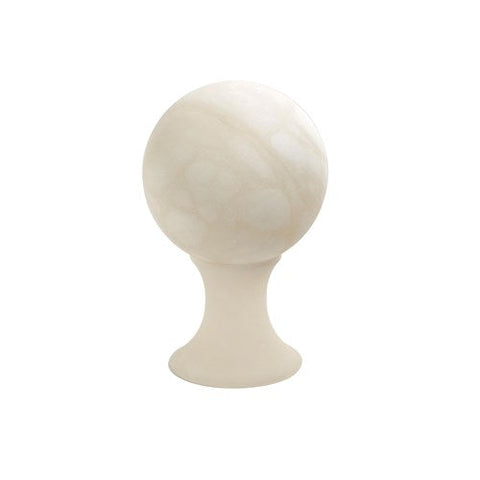 Alabaster Sphere Stand-Lg