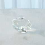 Dimple Paperweight-Clear-Sm