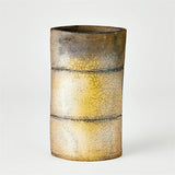 Stacked Vase-Ochre-Lg