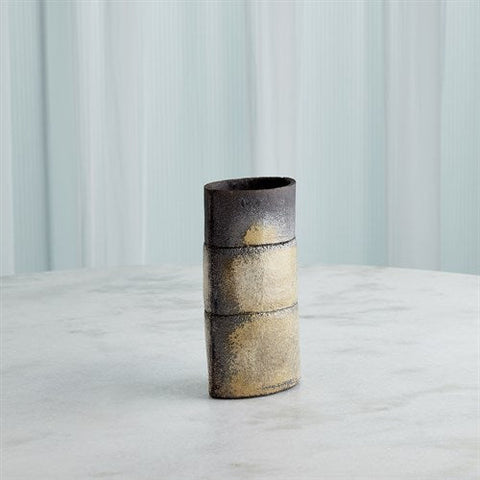 Stacked Vase-Ochre-Sm