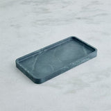 Raggio Alabaster Tray-Black/Green