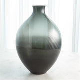 Amphora Glass Vase-Grey-Lg